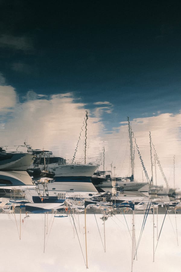 Reflected boats